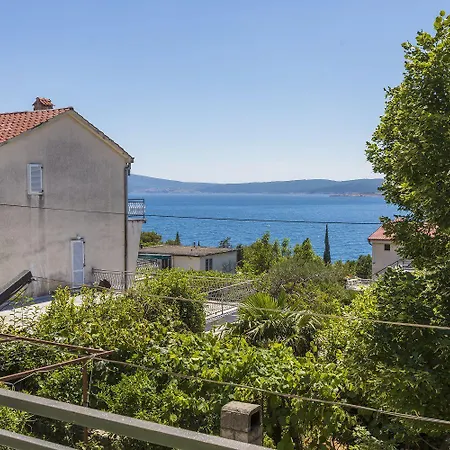 Hundefreundliches Nur 300 Meter Bis Zur Adria Mit Meerblick, Grill, Wifi Apartment Crikvenica